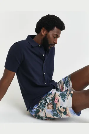 GANT Men Chemise texturée à manches courtes (S)