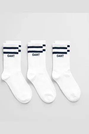 GANT Teens Lot de 3 paires de chaussettes de sport Ado (31-33)