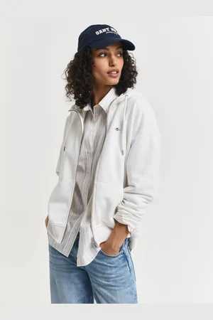 GANT Women Sweat à capuche zippé Shield (M)