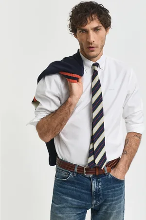 GANT Men Chemise coupe regular en coton Oxford Pinpoint (S)