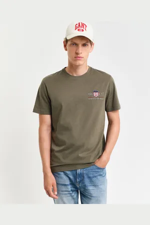 GANT Men T-shirt brodé Archive Shield (XS)