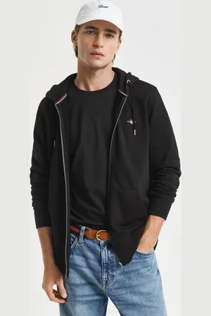 GANT Men Sweat à capuche zippé Shield (S)