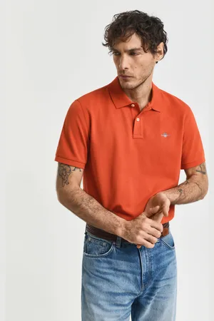 GANT Men Polo coupe regular en coton piqué Shield (S)