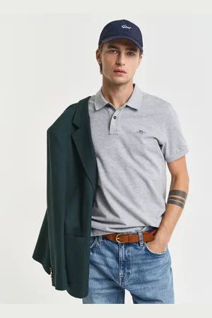 GANT Men Polo coupe slim en coton piqué Shield (XS)