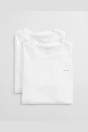 GANT Men Lot de 2 t-shirts col rond (S)