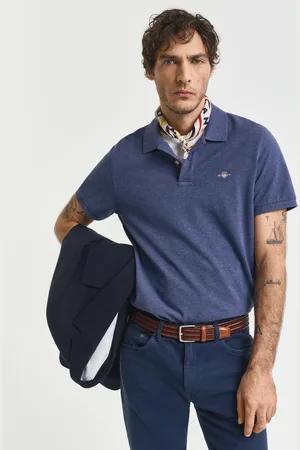 GANT Men Polo coupe regular en coton piqué Shield (XS)