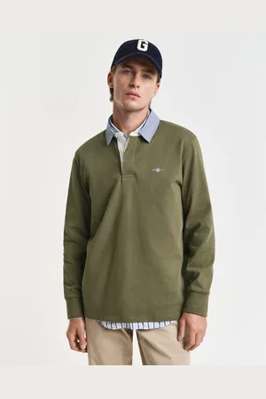 GANT Men Heavy Rugger avec col en chambray (S)
