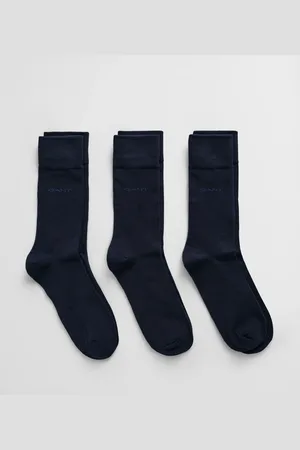 GANT Men Lot de 3 paires de chaussettes douces en coton (40-42)