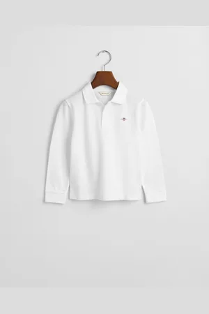 GANT Kids Polo en coton piqué à manches longues Shield Enfant (92)