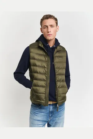 GANT Men Doudoune sans manches légère en duvet (M)
