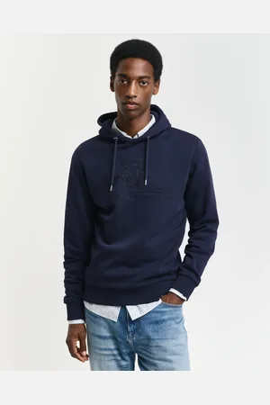 GANT Men Sweat à capuche Tonal Archive Shield (S)
