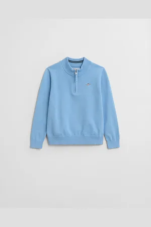 GANT Kids Pull à demi-zip en coton Shield Enfant (92)