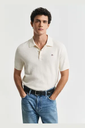 GANT Men Polo en coton texturé (S)