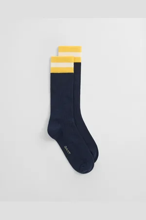 GANT Men Chaussettes côtelées à rayures (40-42)