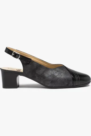 Escarpin noir ouvert discount derriere