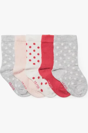 Gémo Chaussettes bébé fille (lot de 5) à pois