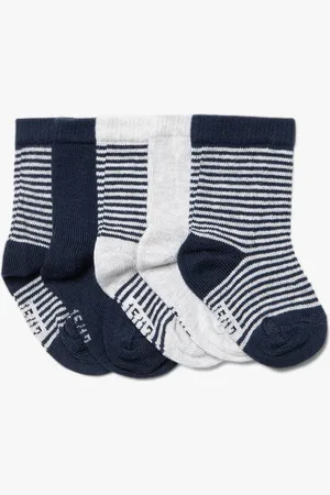 Gémo Chaussettes à rayures bébé (lot de 5)