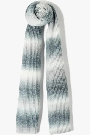 Gémo Écharpe femme en grosse maille côtelée tie-and-dye