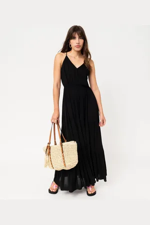 Gémo Robe de plage à fines bretelles et volants femme