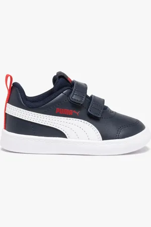 PUMA Baskets bébé bicolores à scratch – Courtflex
