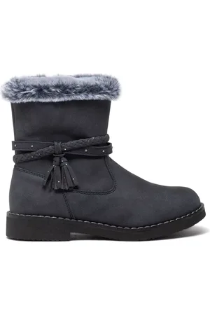 Gémo Boots fourrées à brides et zip fille