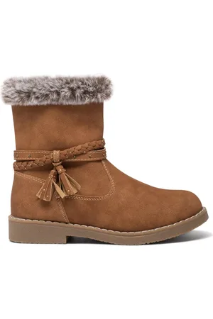 Gémo Boots fourrées à brides et zip fille
