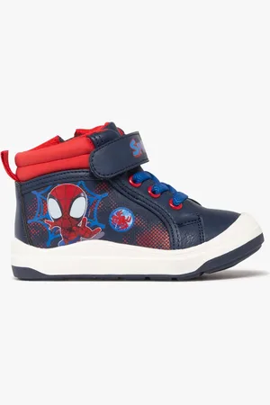 Spidey Baskets bébé garçon mid-cut à zip - Marvel