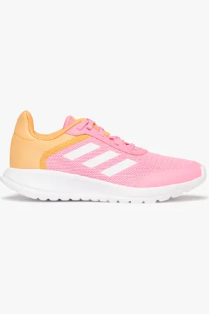 adidas Baskets fille bicolores style running à lacets –