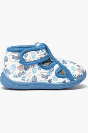 Gémo Chaussons bébé avec motifs exotiques et fermeture scratch