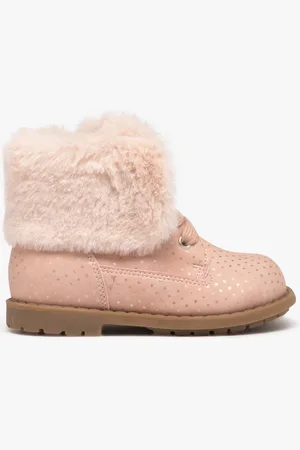 Gémo Boots bébé fille à motifs étoiles et col fourré