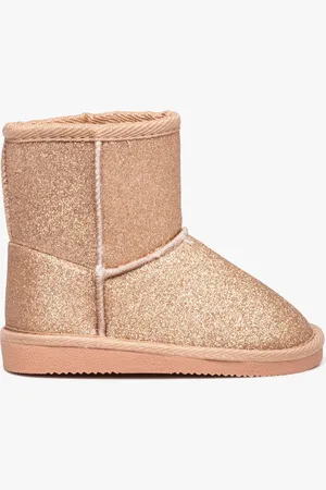 Gémo Boots fille fourrées unies à paillettes