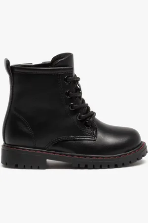 Gémo Boots bébé garçon unies style rock à semelle crantée