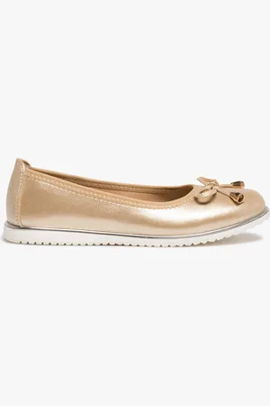 Gémo Ballerines fille métallisées à semelle contrastante