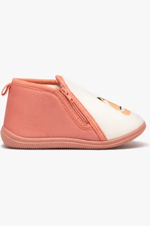 Gémo Chaussons fille bottillons à zip imprimés renard
