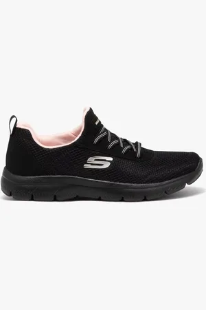 Skechers Baskets femme unies en mesh et à lacets élastiques Puregenius -