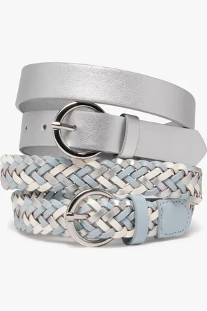 Gémo Ceintures scintillantes avec boucle ronde fille (lot de 2)