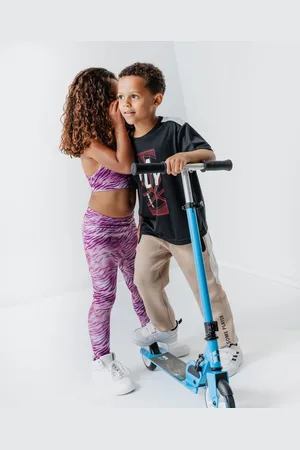 Gémo Legging de sport long à taille haute élastiquée fille