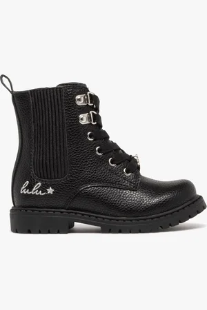 Lulu castagnett Boots fille unies Chelsea à semelle crantée - LuluCastagnette du 25 au 30