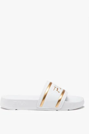 Fila Mules de piscine femme unies avec détails métallisés -
