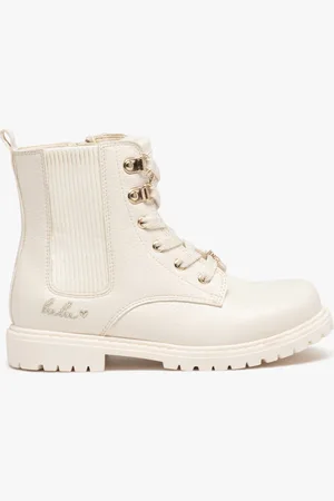 Bottines beige pour Fille FASHIOLA