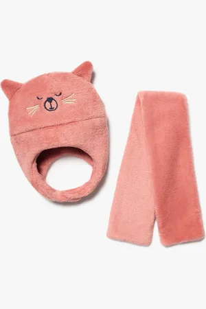 Gémo Ensemble hiver 2 pièces cagoule et écharpe bébé fille