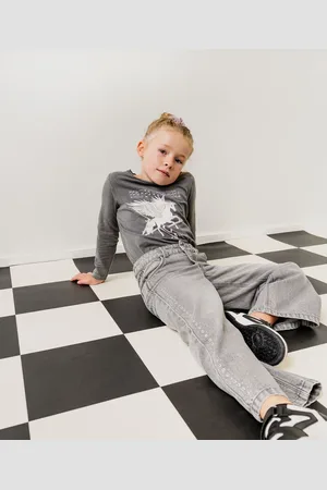 Gémo Tee-shirt manches longues imprimé à strass fille
