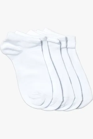 Gémo Chaussettes ultra courtes unies fille (lot de 5)