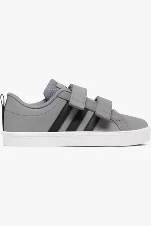 adidas Baskets garçon à double scratch et bandes latérales contrastantes VS Pace -