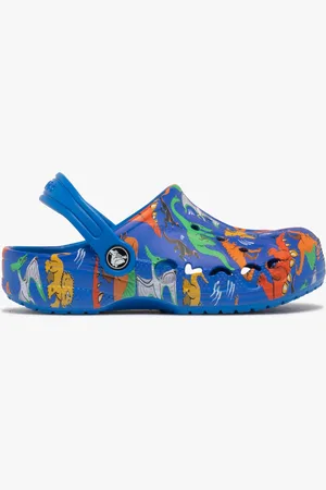 Crocs Sabots souples garçon légers et imprimés avec bride pivotante Baya Seasonal Print -