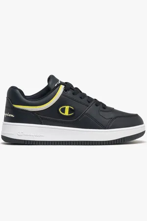 Champion Baskets bi-matières à lacets et scratch garçon - Champion