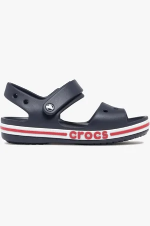Crocs Sandales de plage garçon souples avec bride scratch Baya Band Sandal -