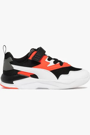 PUMA Baskets garçon running en mesh à scratch et à lacets élastiques Xray Lite-
