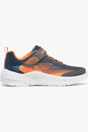 Skechers Baskets basses running à scratch multicolores garçon -