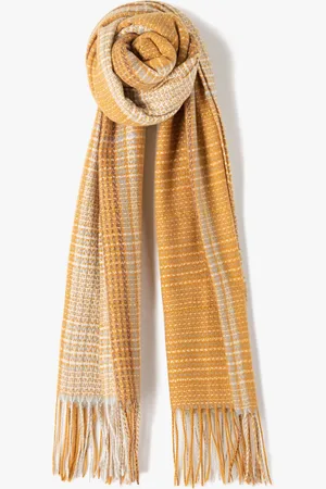 Gémo Echarpe large tissée avec fils pailletés femme